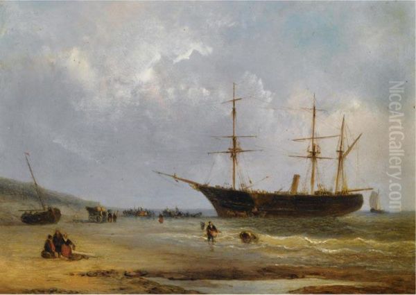 Unloading The Ship - view 1