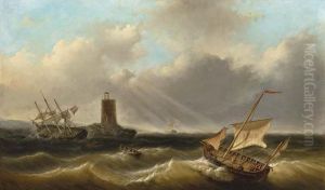 Shipping In A Rough by Christiaan Dreibholtz