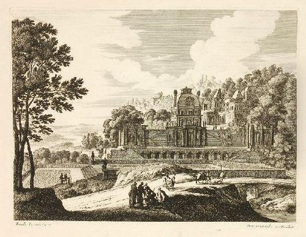Landschaft Mitbarockschlos - view 1