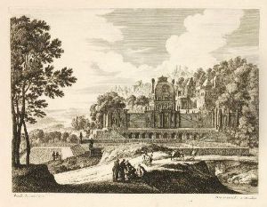 Landschaft Mitbarockschlos by Claude Drevet