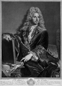 Bildnis Robert De Cotte by Pierre Drevet