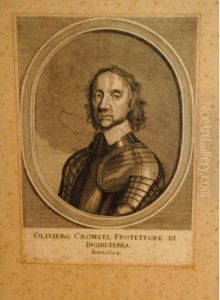 Oliver Cromwell; Thomas Fairfax by Pierre Drevet
