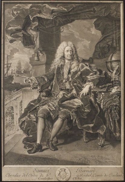 "samuel Bernard. Chevalier Del'ordre Dest Michel, Comte De Coubert". - view 1