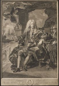 "samuel Bernard. Chevalier Del'ordre Dest Michel, Comte De Coubert". by Pierre Imbert Drevet