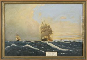 Morning At Sea, Storm Clearing by Clement Drew