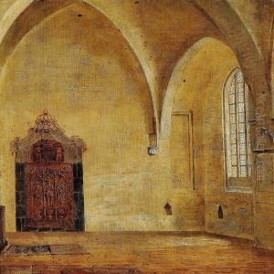 Interior Fra Skt. 
Hans Kirke I Odense by Dankvart Dreyer