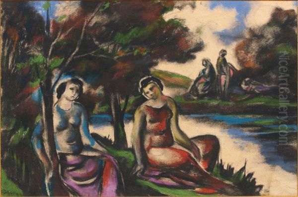 Les Baigneuses - view 1