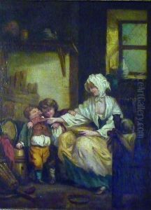 Jeune Mere Et Enfants