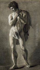 Etude D'homme Nu En Pied