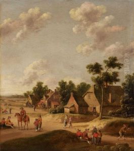 Hollandisches Dorfleben by Joost Cornelisz. Droochsloot