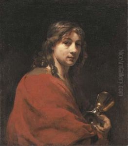 Portrait Of The Artist As Saint John The Evangelist by Willem Drost