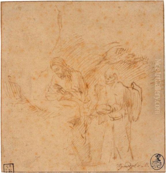 Christ Being Tempted By The Devil (matthew 4:2-4) - view 1