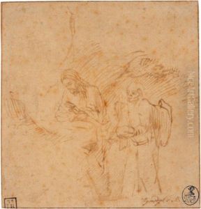 Christ Being Tempted By The Devil (matthew 4:2-4) by Willem Drost