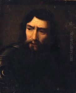 A Man, Bust-length, In Armour by Willem Drost