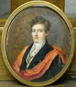 Portrait De Jeune Homme Au Drape Rouge