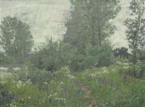 Teichlandschaft by Hermann Druck
