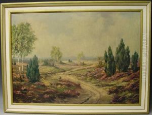 Heidelandschaft by Hermann Druck