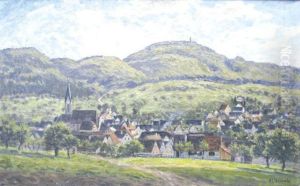 Blick Auf Gonningen by Hermann Druck