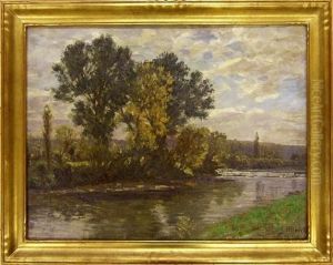 Herbstmorgen Am Neckar