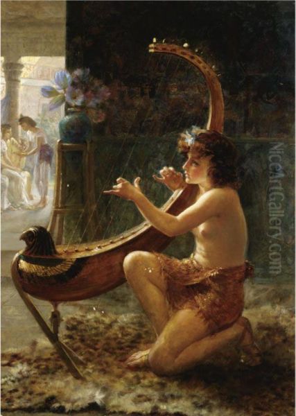 The Harpist - view 1