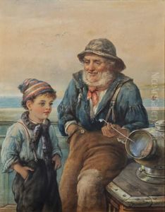 His First Lesson by James Drummond