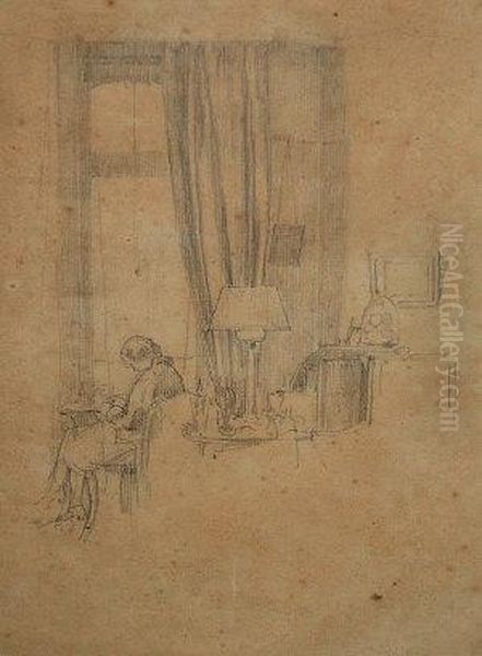 Study For An Interior - view 1