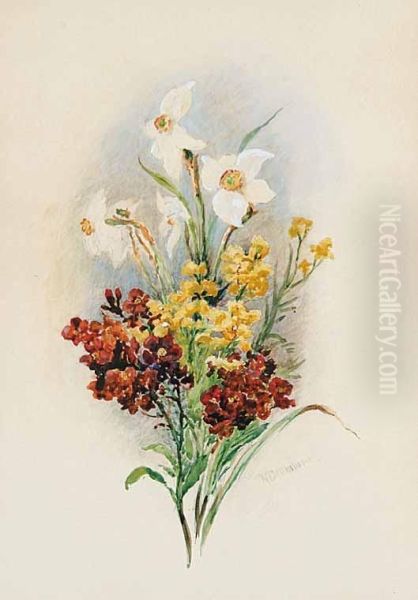Untitled - Daffodils And Wallflowers - view 1