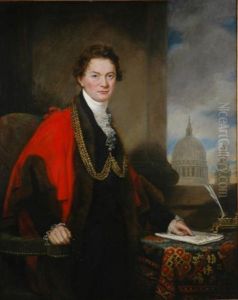 Portrait Of John Thomas Thorp by Samuel Drummond