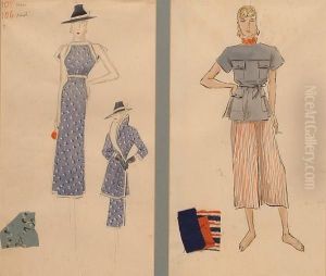 Dress Designs. by Ernst Deutsch Dryden