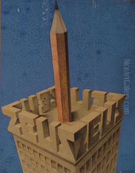 Pencil And Building. - view 1