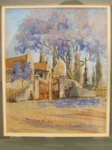 Entrance To A Spanish Country Home by Alexander John Drysdale