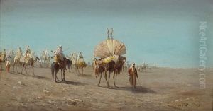 A Caravan In The Desert