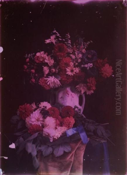 Composition Aux Dahlias. - view 1