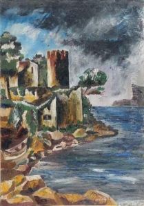 Le Chateau Au Bord De L'eau by Jean Du Marbore