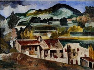 Paysage De Provence by Jean Du Marbore