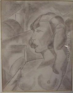 Portrait Cubiste by Jean Du Marbore