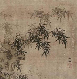 Bamboo In Ink by Zhu Duan