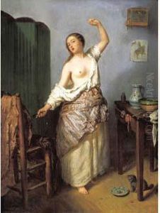 Le Matin (1854) by Adolphe Henri Dubasty