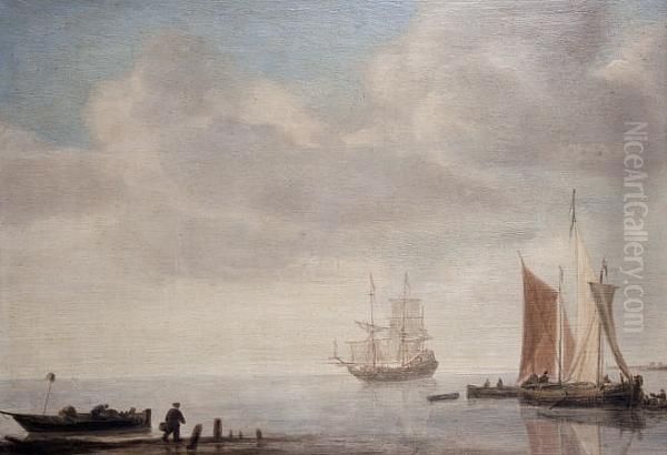 A Calm Harbour Scene - view 1