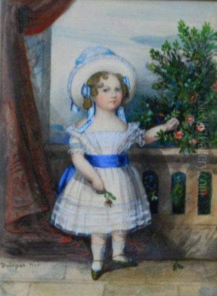 Young Girl With Hat - view 1