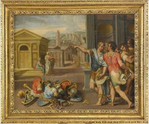 Thyamis Och Petosiris by Ambroise Dubois