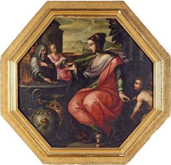 Artemise Buvant Les Cendres De Son Defunt Mari Mausole - view 1