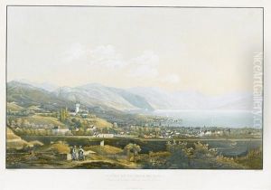 Vevey Et Le Fond Du Lac,/entree Du Rhone Dans Le Lac... by Jean-Baptiste Dubois