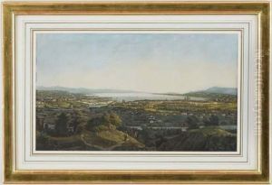 Vue Depuis Les Bois De La Batie by Jean-Baptiste Dubois