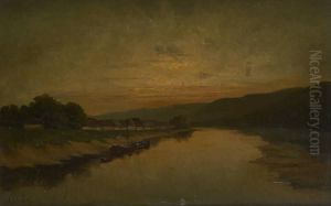 Coucher De Soleil Sur Lameuse by Louis Dubois