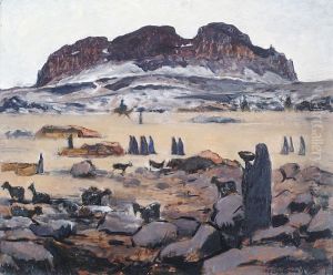 Aucampement A Lakarakar (hoggar)