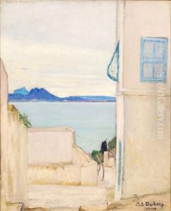Sidi Bou Said, Vue Sur Le Bou Kornine by Paul Elie Dubois