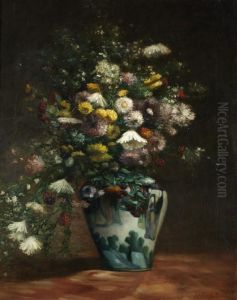 Vase De Fleurs by Albert Dubois-Pillet