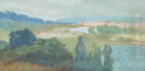 Paysage De Saint-germain by Albert Dubois-Pillet