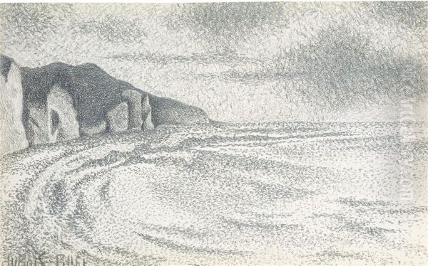 Etude Pour 'falaise A Yport' - view 1